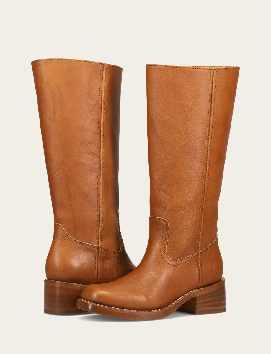 Women's Saddle Campus 14L Wide Calf Boots | Frye Saddle