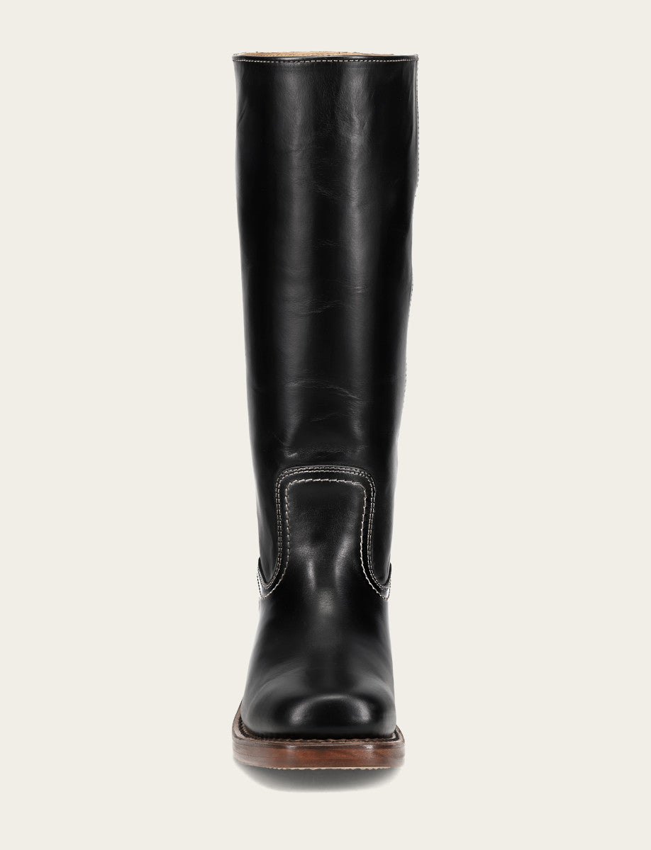 Women's Campus 14L Jet Black Wide Calf Boots | Frye Jet Black