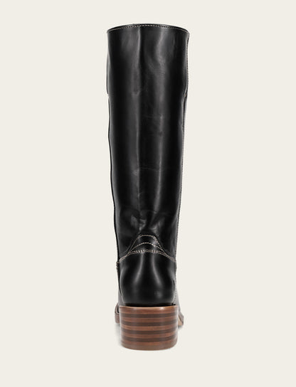 Women's Campus 14L Jet Black Wide Calf Boots | Frye Jet Black