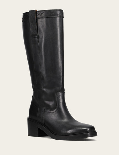 Women's Black Kate Pull On Wide Calf Tall Boots | Frye Black