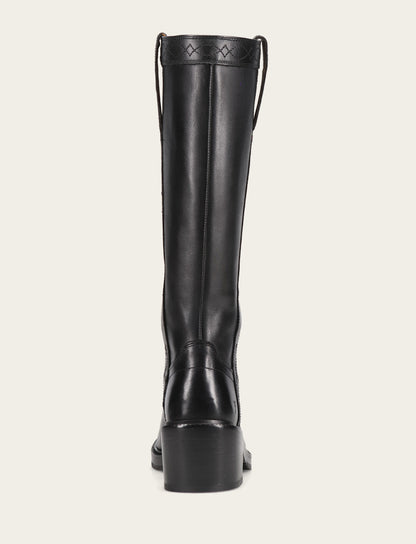 Women's Black Kate Pull On Wide Calf Tall Boots | Frye Black