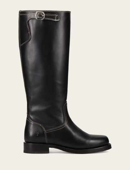 Women's Black Campus Low Heel Tall Riding Boot | Frye Black