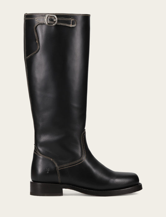Women's Black Campus Low Heel Tall Riding Boot | Frye Black