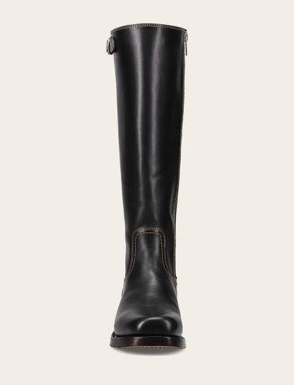 Women's Black Campus Low Heel Tall Riding Boot | Frye Black