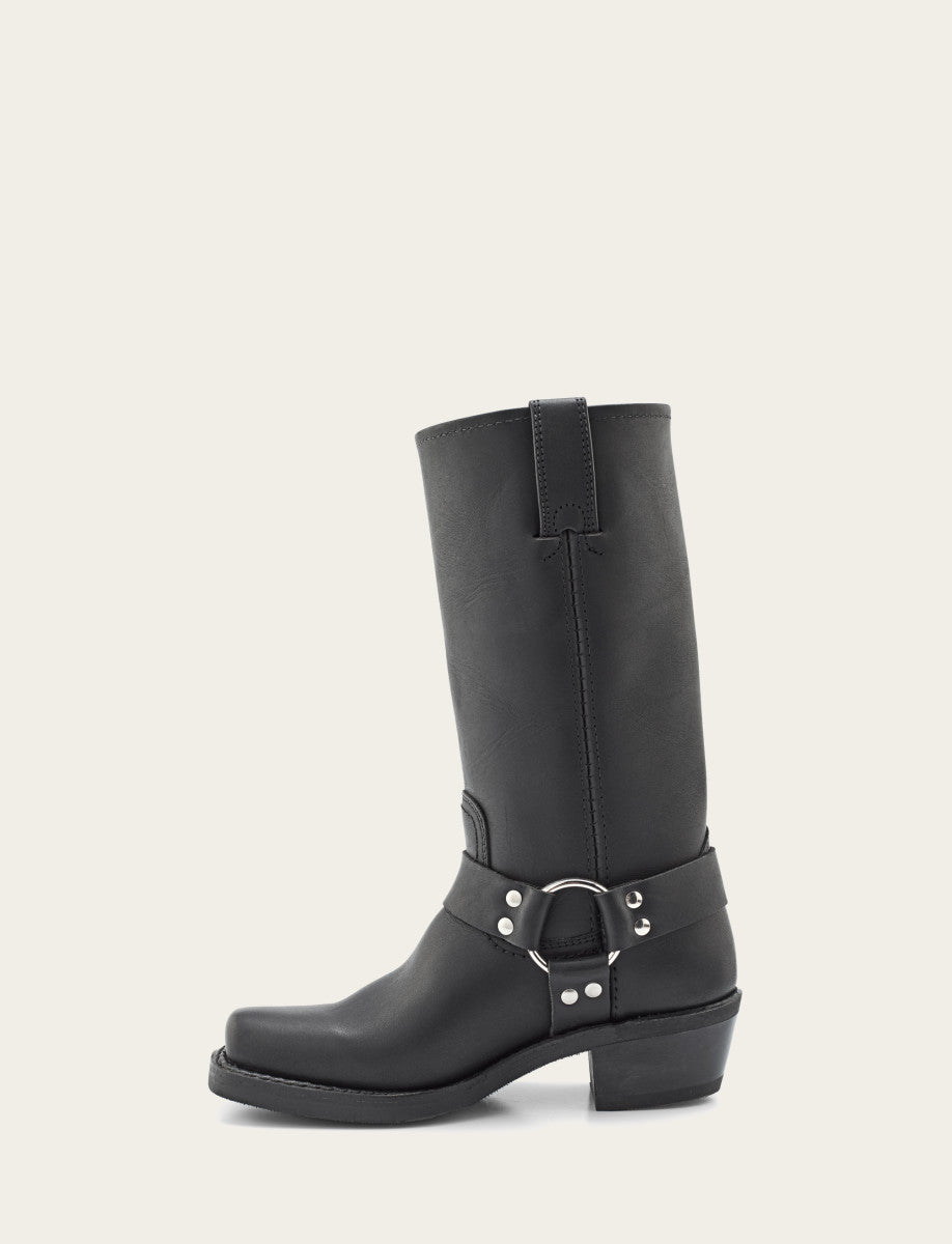 Women's Black Harness 12R Boots | Frye Black
