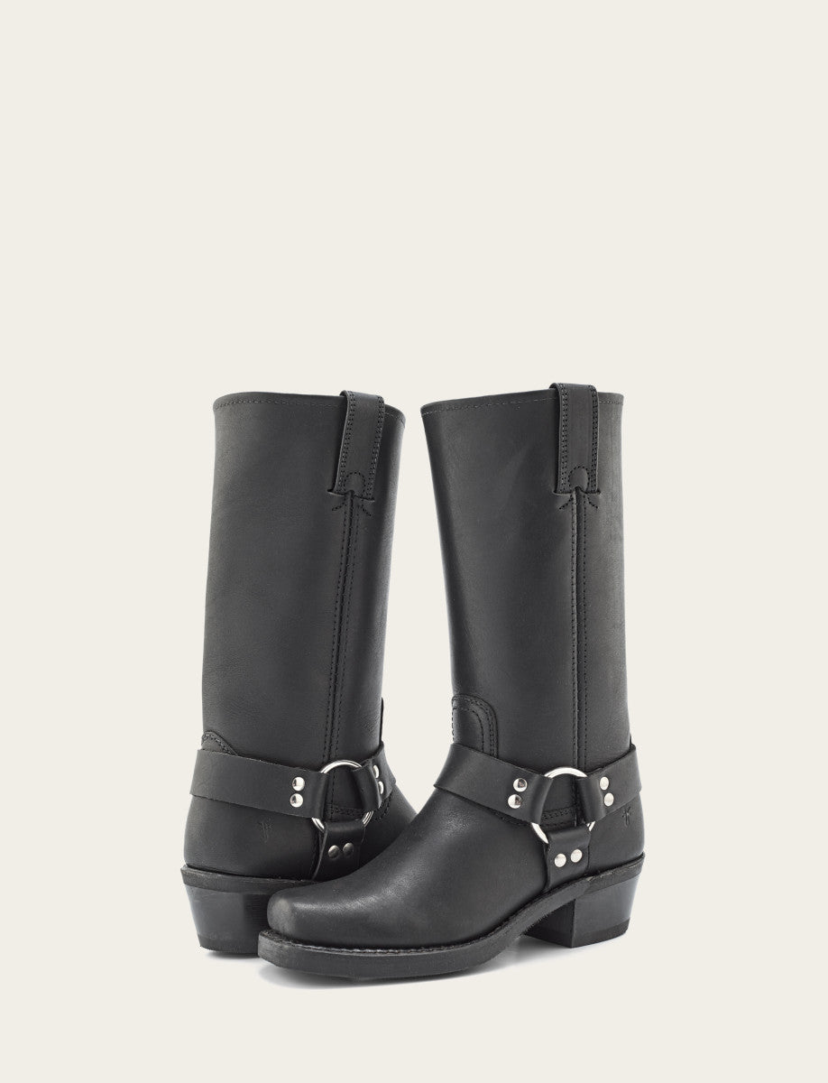 Women's Black Harness 12R Boots | Frye Black
