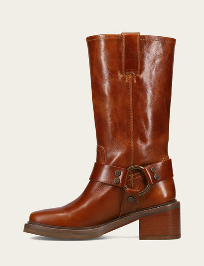 Women’s Amber Knee-High Kate Harness Boot | Frye Amber