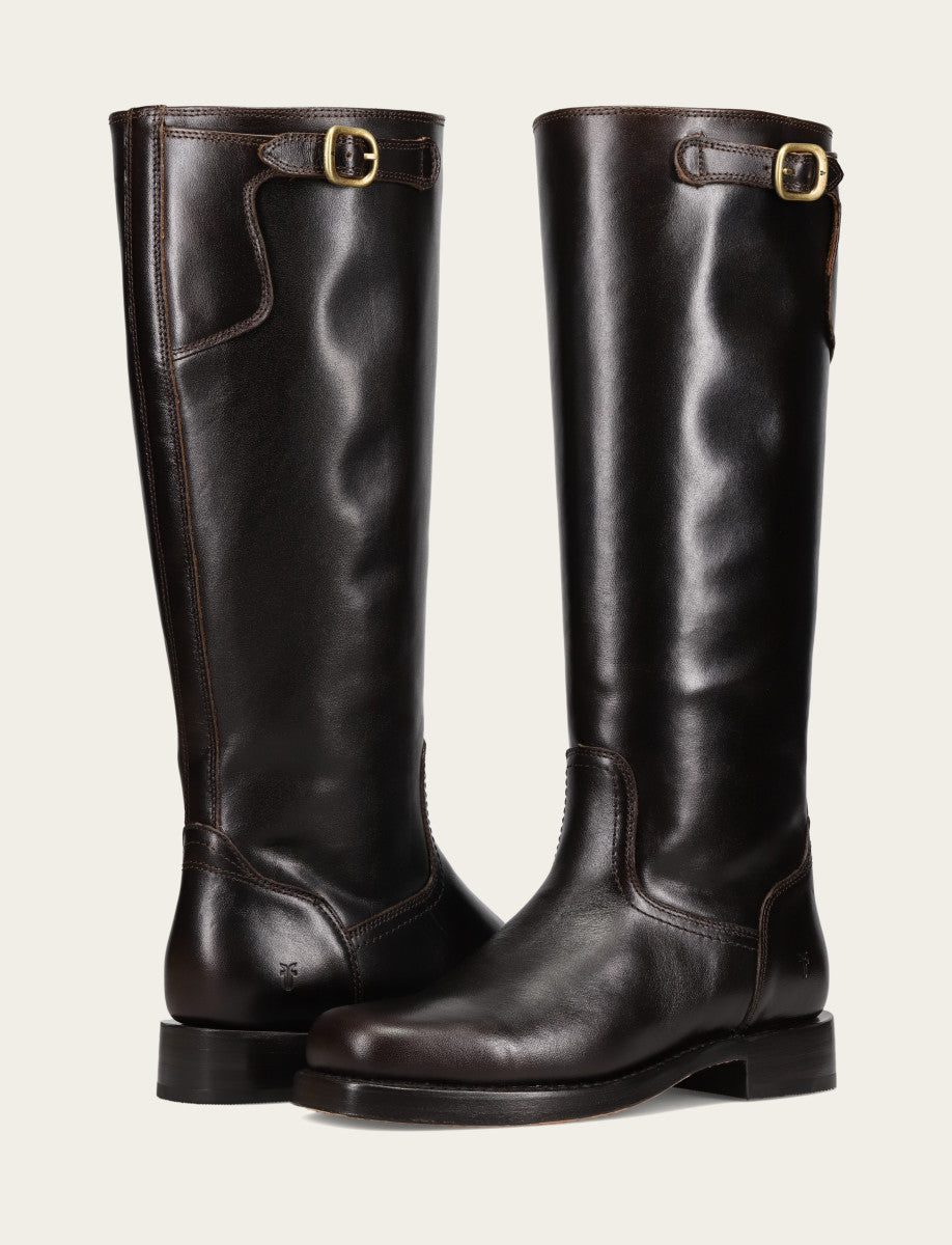 Women's Bourbon Campus Low Heel Tall Riding Boot | Frye Bourbon