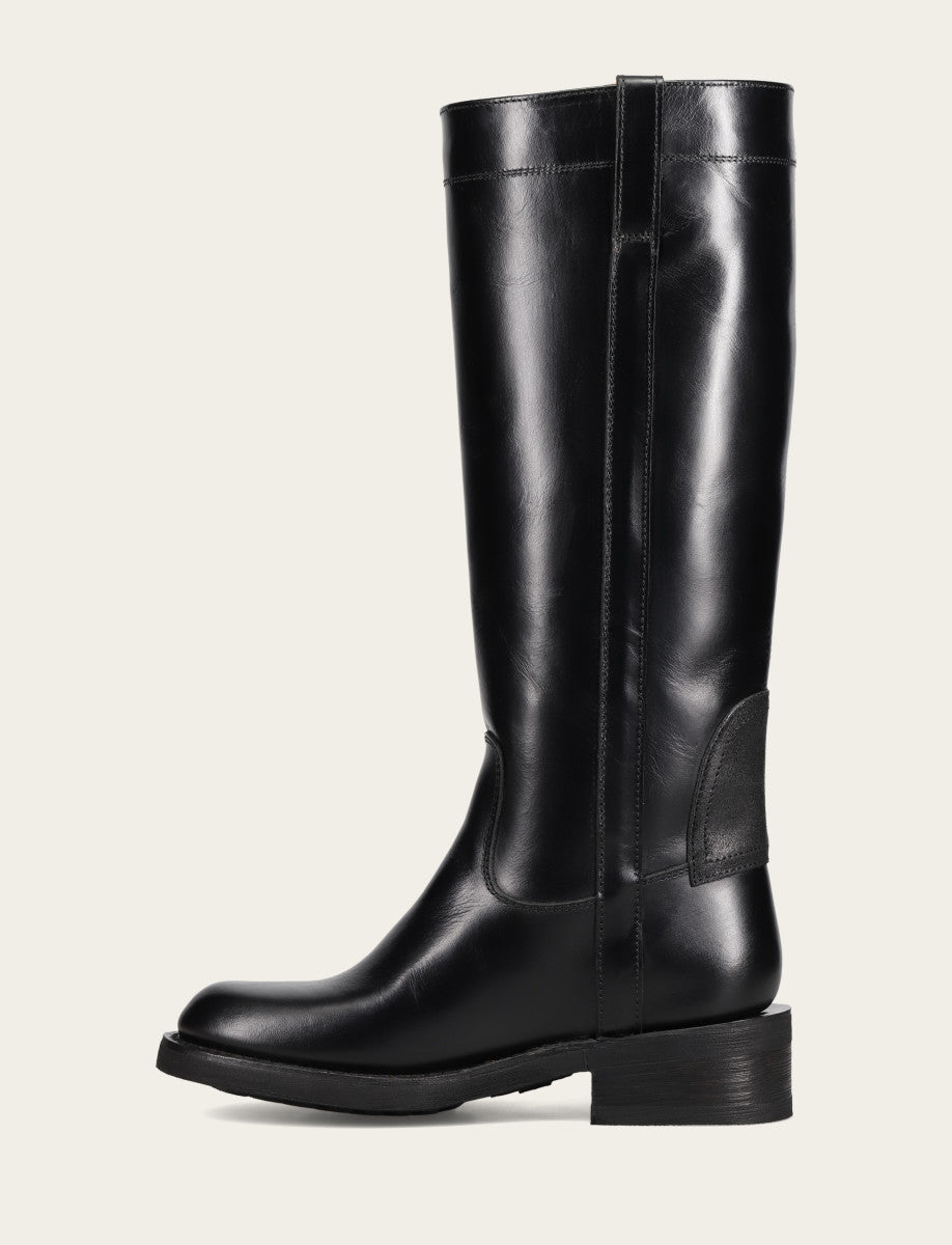 Women's Black Viv Riding Boot | Frye Black