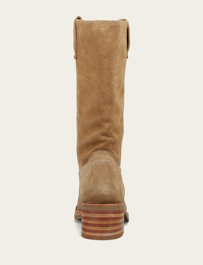 Women's Tan Buck Campus 12R Boots | Frye Tan Buck