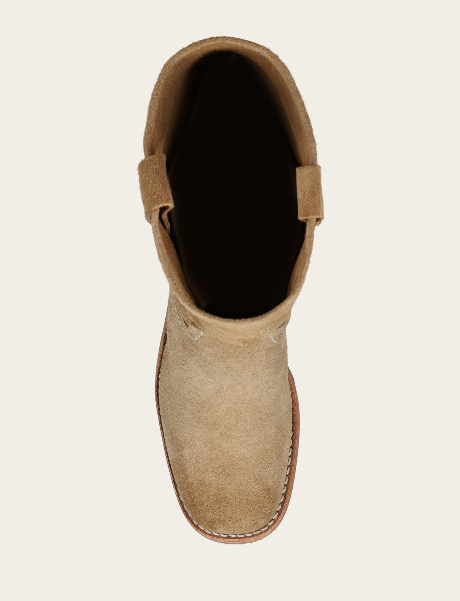 Women's Tan Buck Campus 12R Boots | Frye Tan Buck