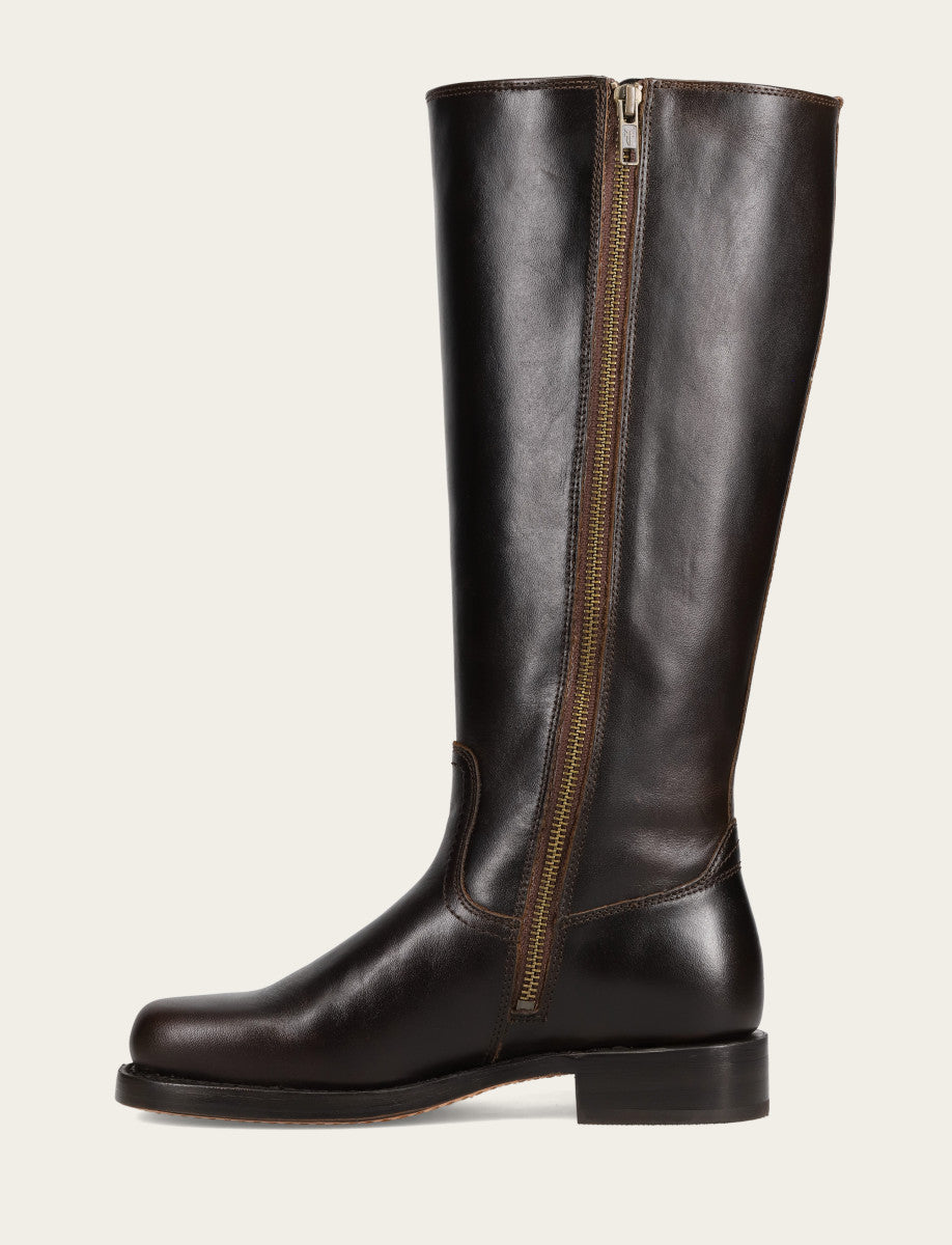 Women's Bourbon Campus Low Heel Tall Riding Wide Calf Boot | Frye Bourbon