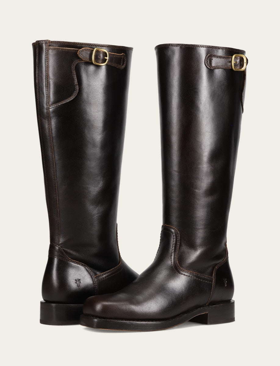 Women's Bourbon Campus Low Heel Tall Riding Wide Calf Boot | Frye Bourbon