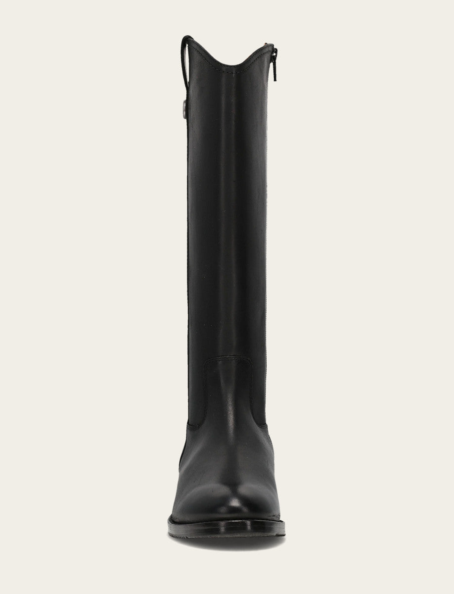 Women's Black Melissa Button Tall Inside Zip Wide Calf Boot | Frye Black