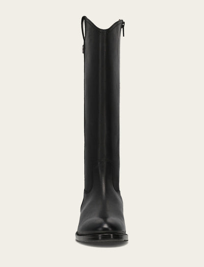 Women's Black Melissa Button Tall Inside Zip Wide Calf Boot | Frye Black