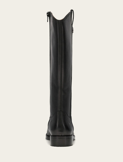 Women's Black Melissa Button Tall Inside Zip Wide Calf Boot | Frye Black