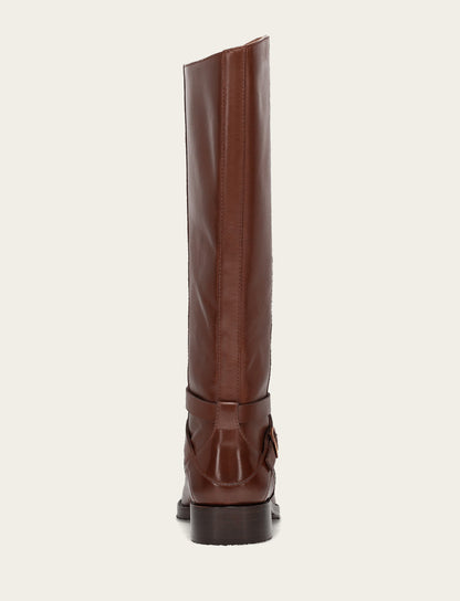 Women's Walnut Melissa Belted Riding Wide Calf Boot | Frye Walnut