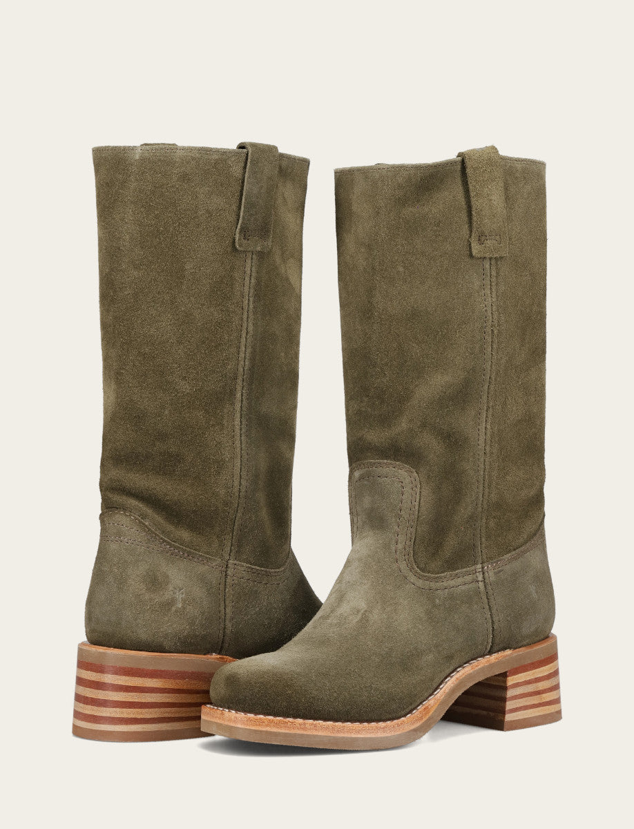 Women's Olive Campus 12R Boots | Frye Olive