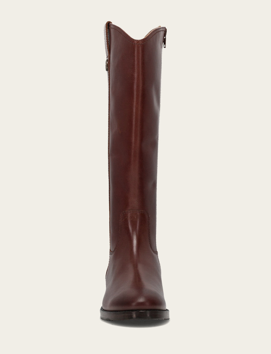 Women's Saddle Melissa Button Tall Inside Zip Wide Calf Boot | Frye Saddle