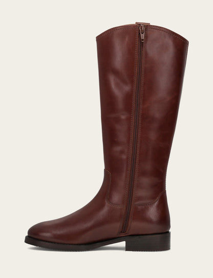 Women's Saddle Melissa Button Tall Inside Zip Boot | Frye Saddle