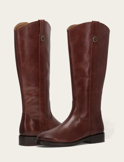 Women's Saddle Melissa Button Tall Inside Zip Boot | Frye Saddle
