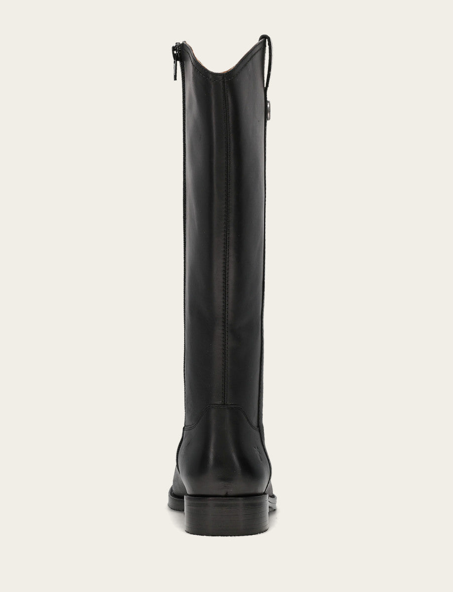 Women's Black Melissa Button Tall Inside Zip Boot | Frye Black