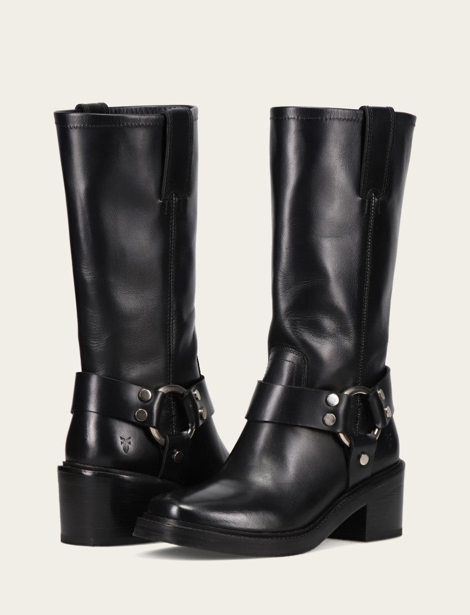 Women's Black Kate Harness Boots | Frye Black