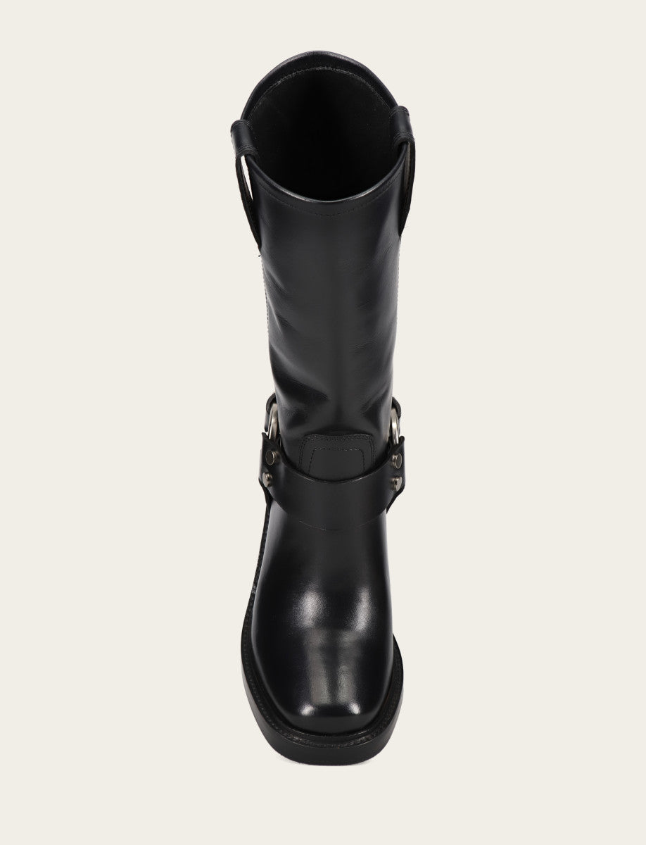 Women's Black Kate Harness Boots | Frye Black