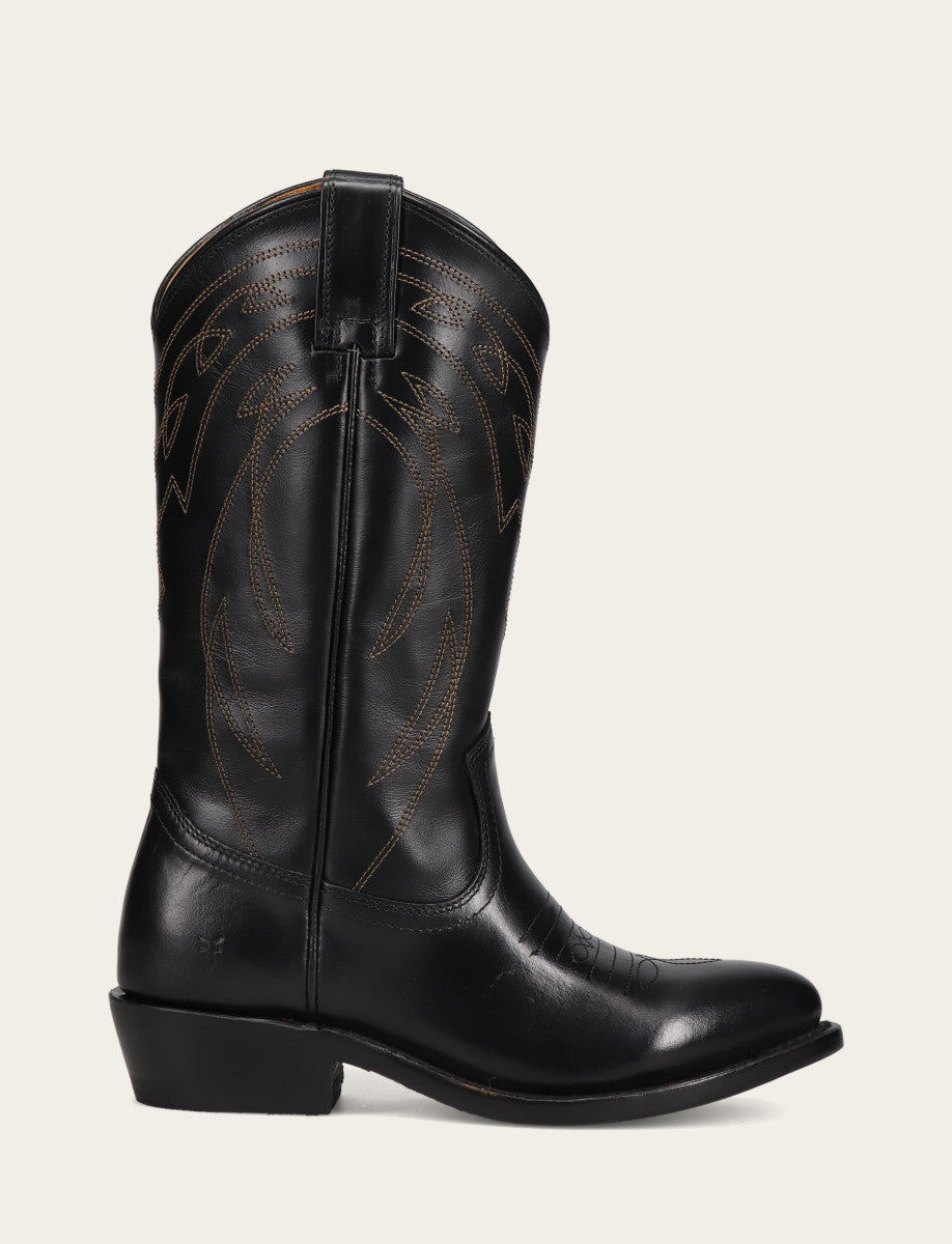 Women's Black Billy Pull On Deco Stitch Boots | Frye Black