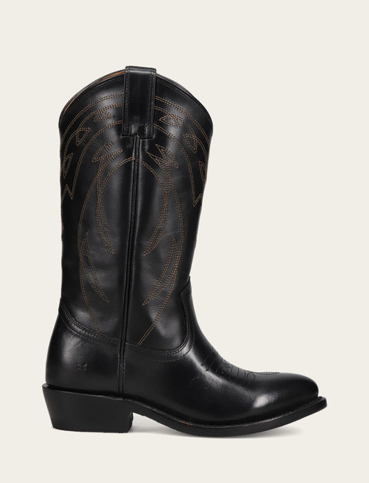 Women's Black Billy Pull On Deco Stitch Boots | Frye Black