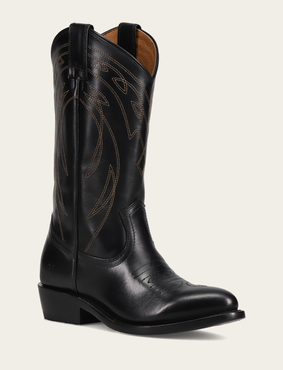 Women's Black Billy Pull On Deco Stitch Boots | Frye Black