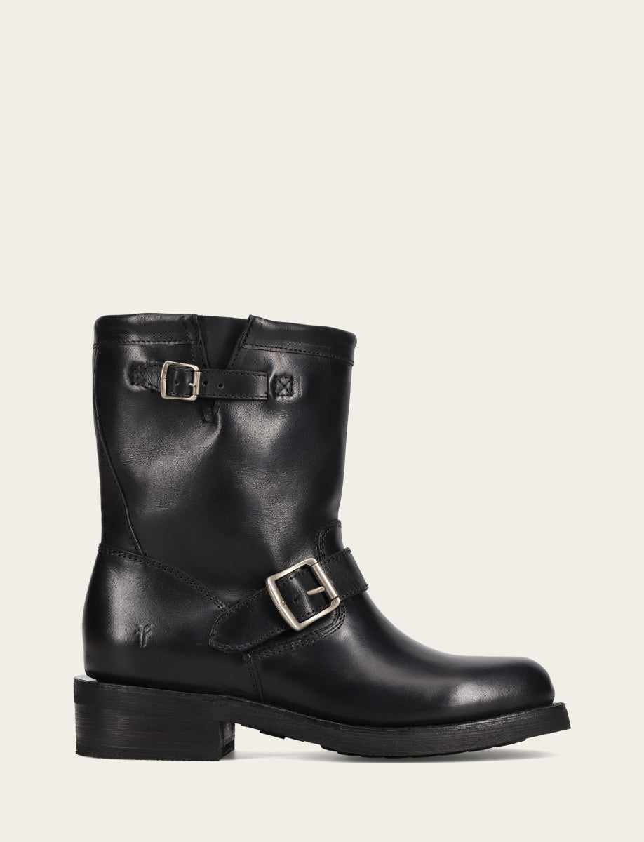 Women's Black Viv Short Engineer Boot | Frye Black