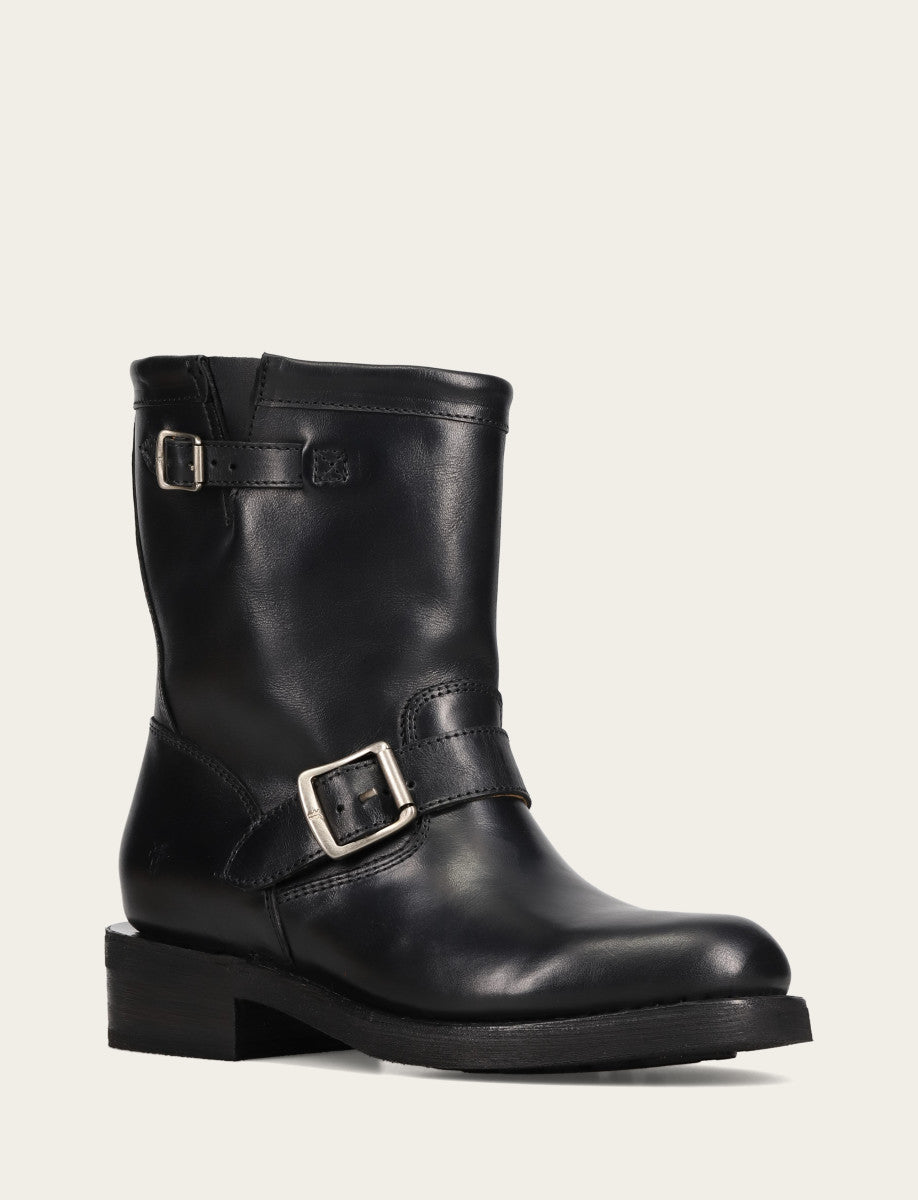 Women's Black Viv Short Engineer Boot | Frye Black