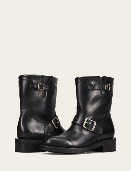 Women's Black Viv Short Engineer Boot | Frye Black
