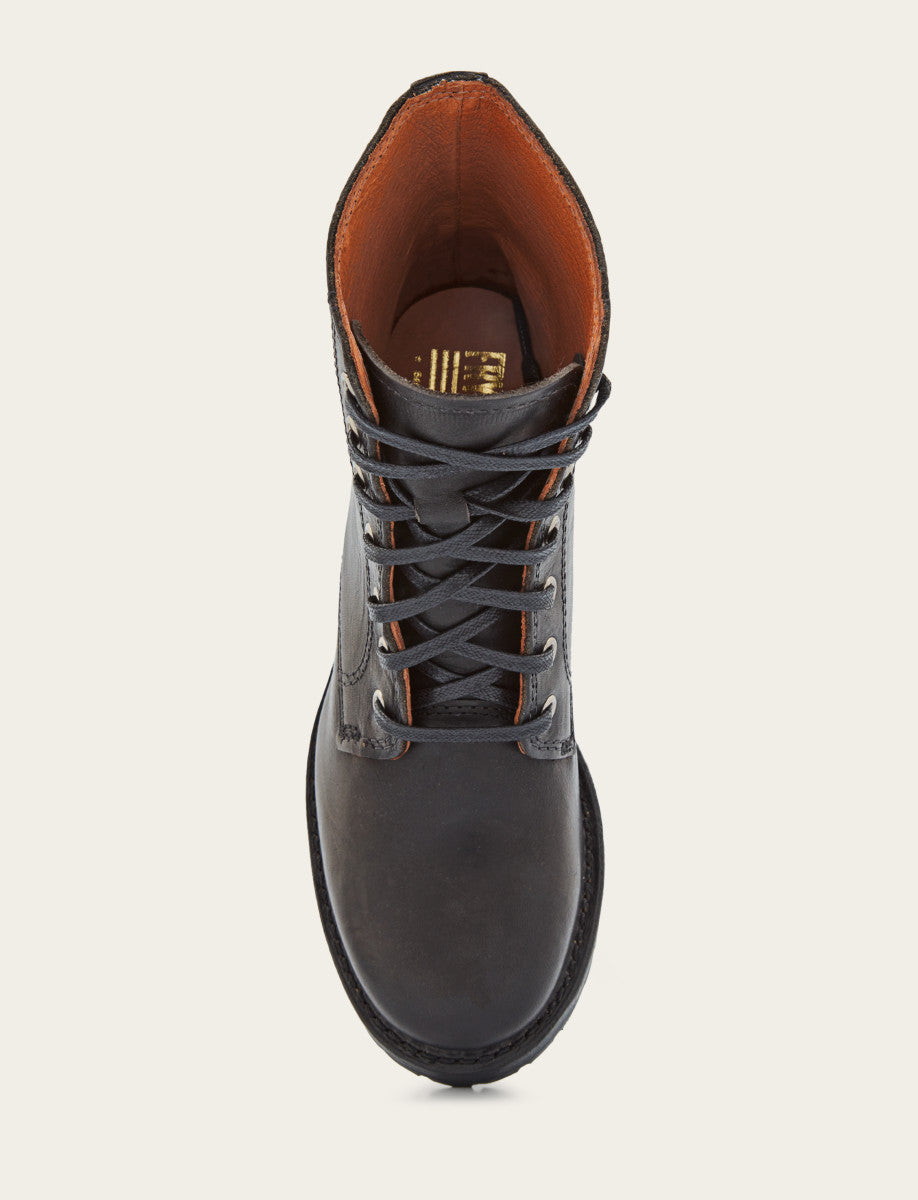 Women's Black Sabrina 6G Lace Up Boots | Frye Black