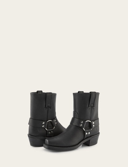 Women's Black Harness 8R Boots | Frye Black