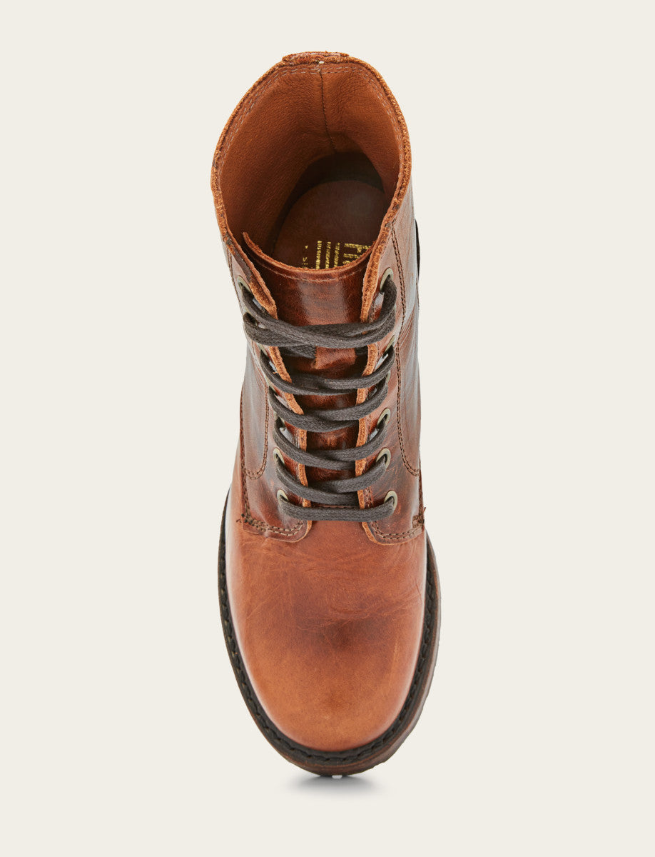 Women's Cognac Sabrina 6G Lace Up Boots | Frye Cognac