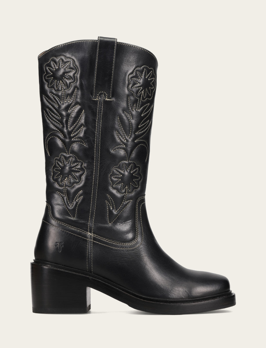 Women's Black Kate Deco Stitch Boot | Frye Black