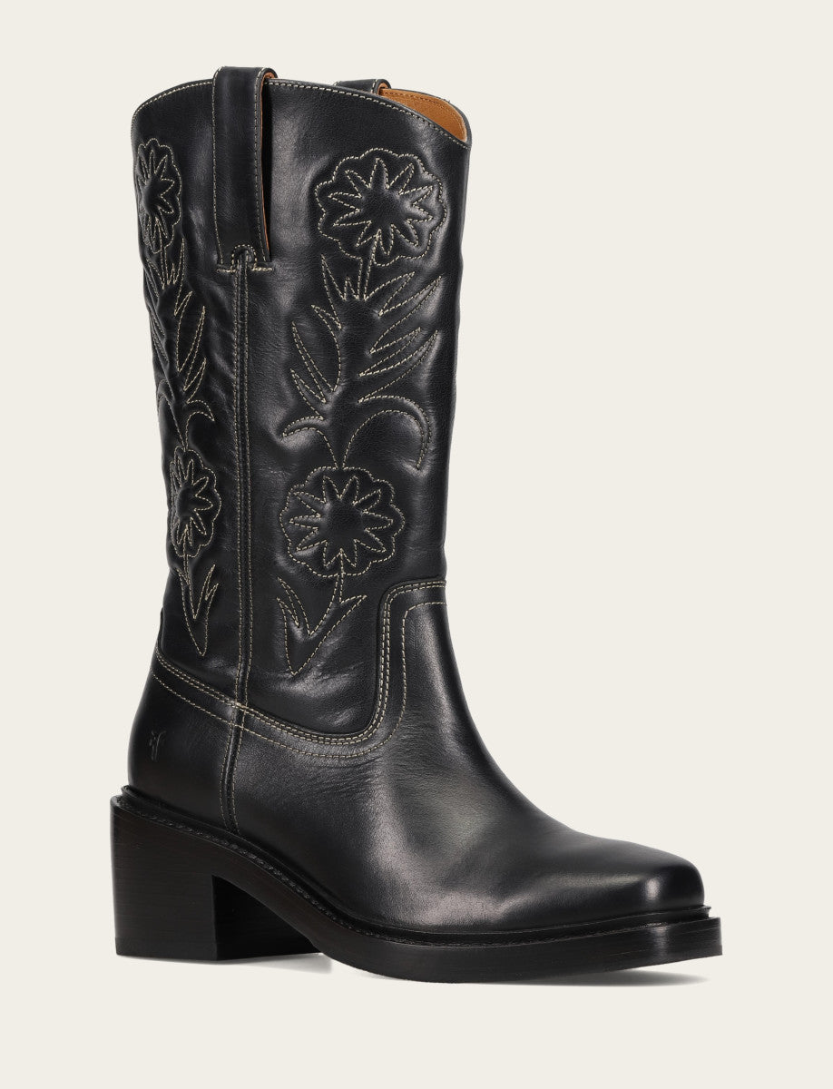 Women's Black Kate Deco Stitch Boot | Frye Black