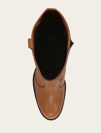 Women’s Caramel Corinne Deco Stitch Tall Boots | Frye Caramel