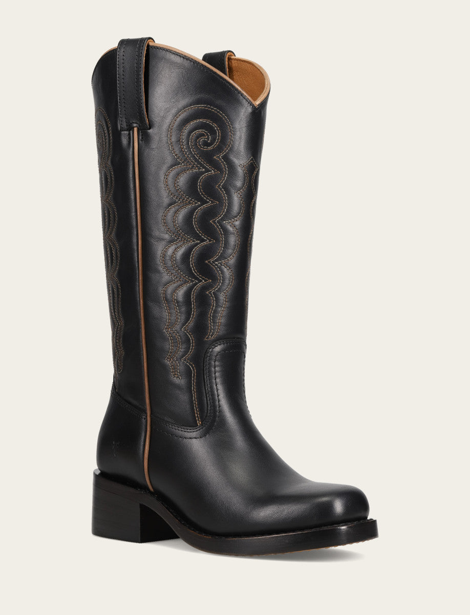 Women's Black Campus Deco Stitch Boot | Frye Black
