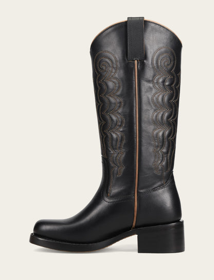 Women's Black Campus Deco Stitch Boot | Frye Black