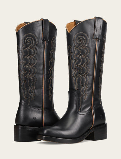 Women's Black Campus Deco Stitch Boot | Frye Black