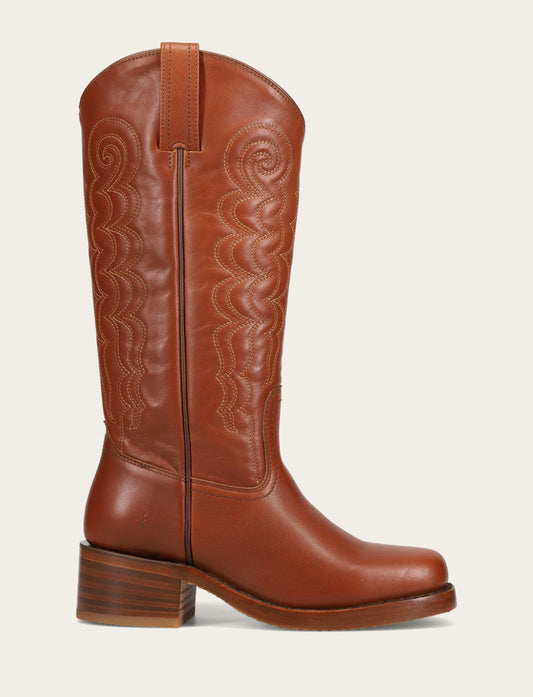 Women's Walnut Campus Deco Stitch Boot | Frye Walnut