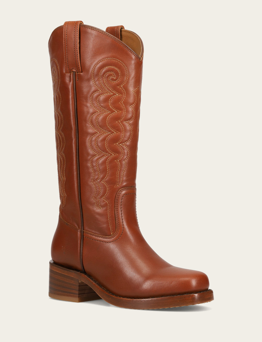 Women's Walnut Campus Deco Stitch Boot | Frye Walnut