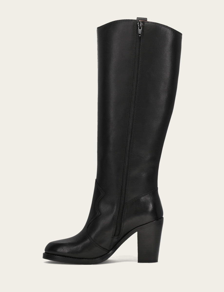 Women's Black Corinne Tall Boot | Frye Black