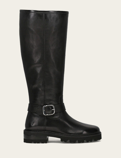 Women's Black Olivia Buckle Tall Boot | Frye Black