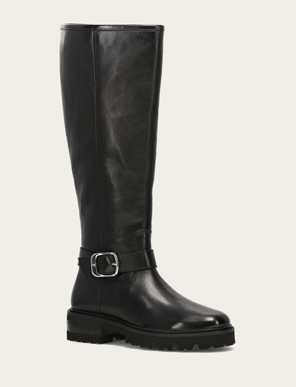 Women's Black Olivia Buckle Tall Boot | Frye Black