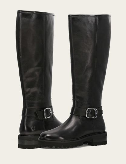 Women's Black Olivia Buckle Tall Boot | Frye Black