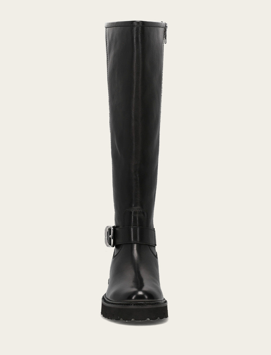 Women's Black Olivia Buckle Tall Boot | Frye Black